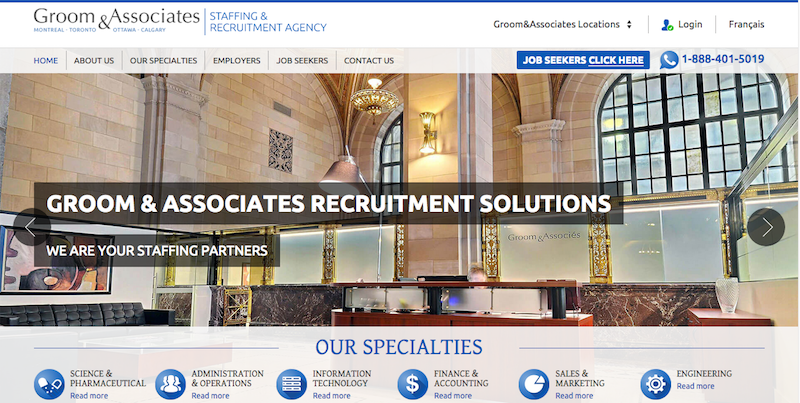 Groom & Associates Screenshot